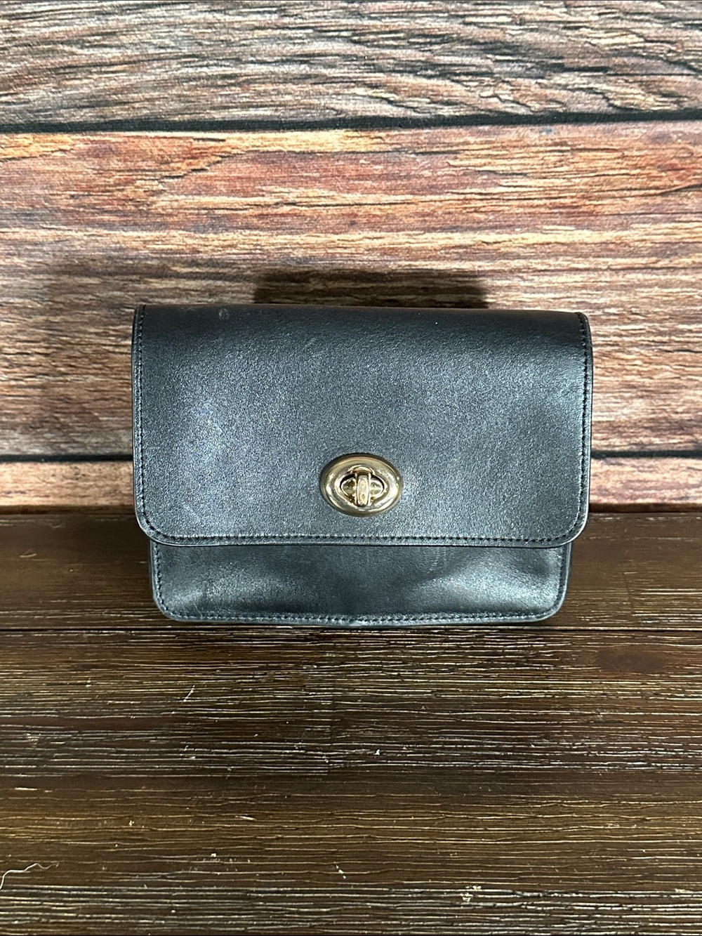 Coach Turnlock Cosmetics Bag
